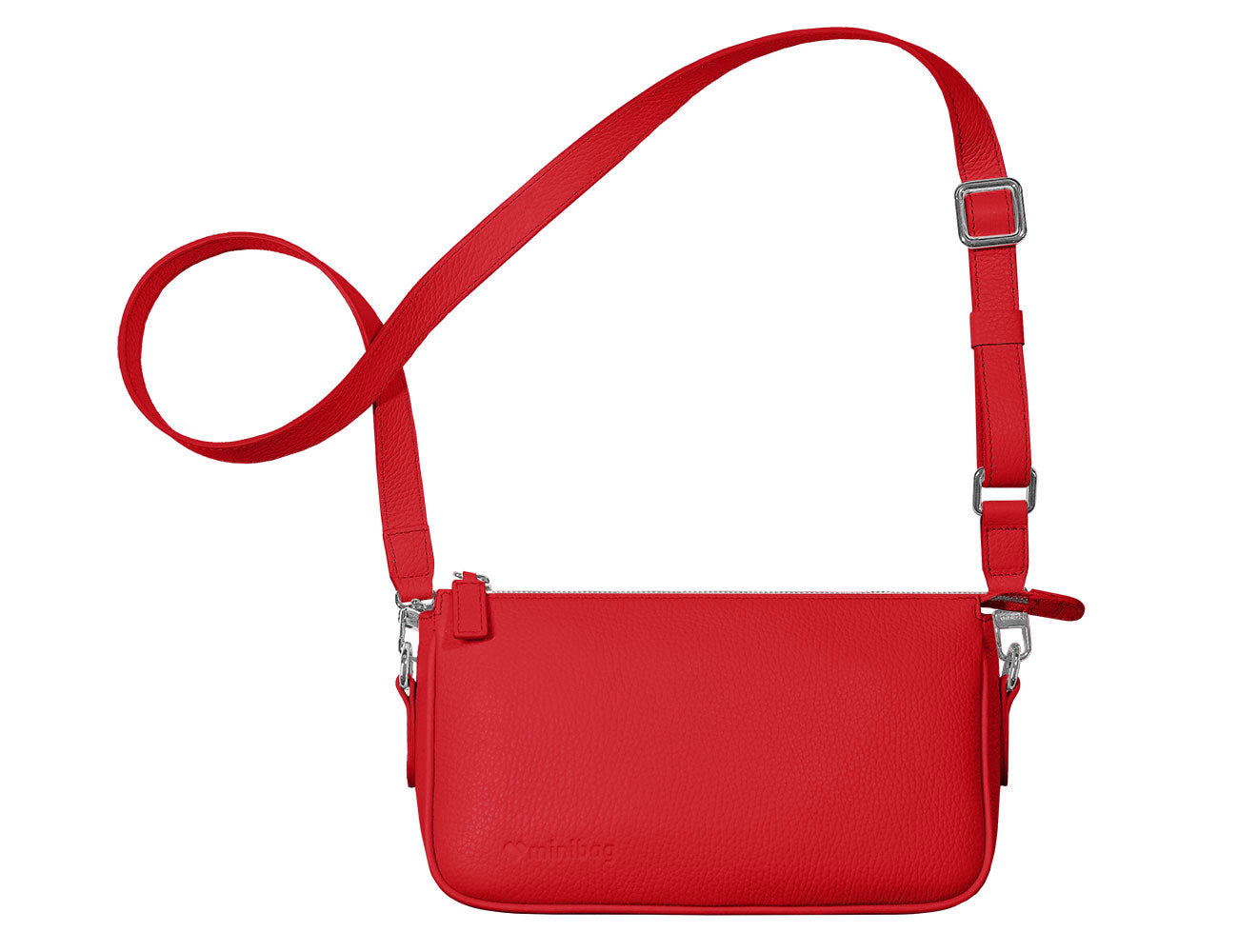 Damen Handtasche Rote Handtasche Leder BZNA Bag Xenia Rot Italy - Main Image