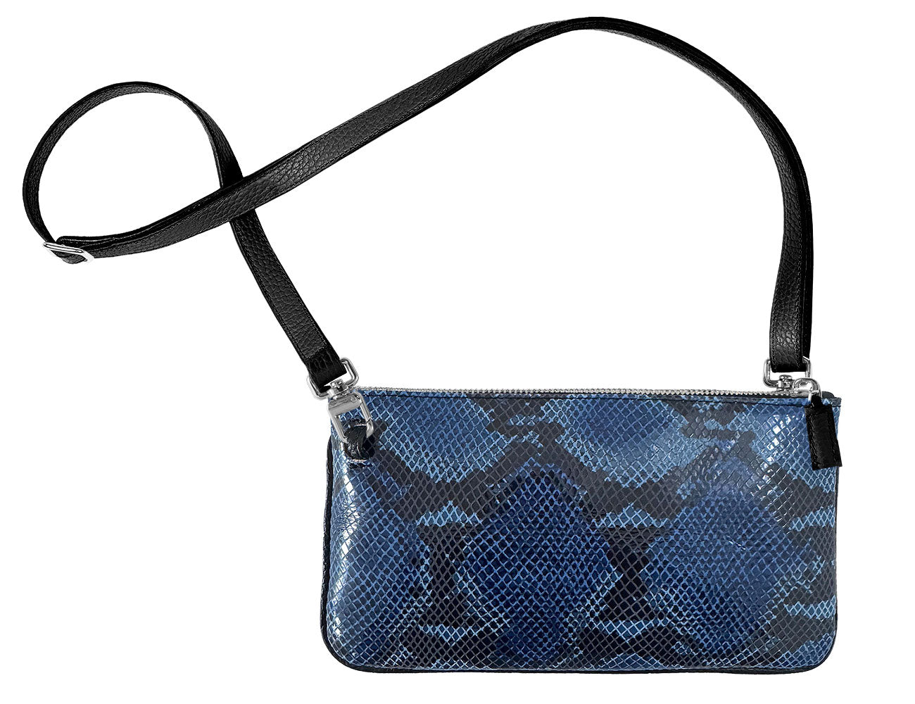 praktische Handytasche mit Schlangenleder