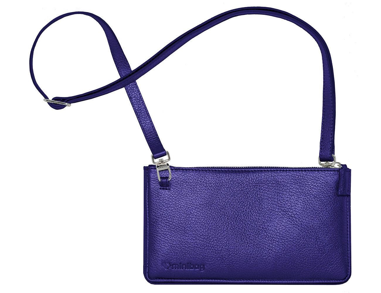 Metallic lila minitasche, kleine Lila Tasche, lila mini bag, minibag aus Leder in Lila, minibag Lila, minitasche lila, lila ledertasche lila tasche