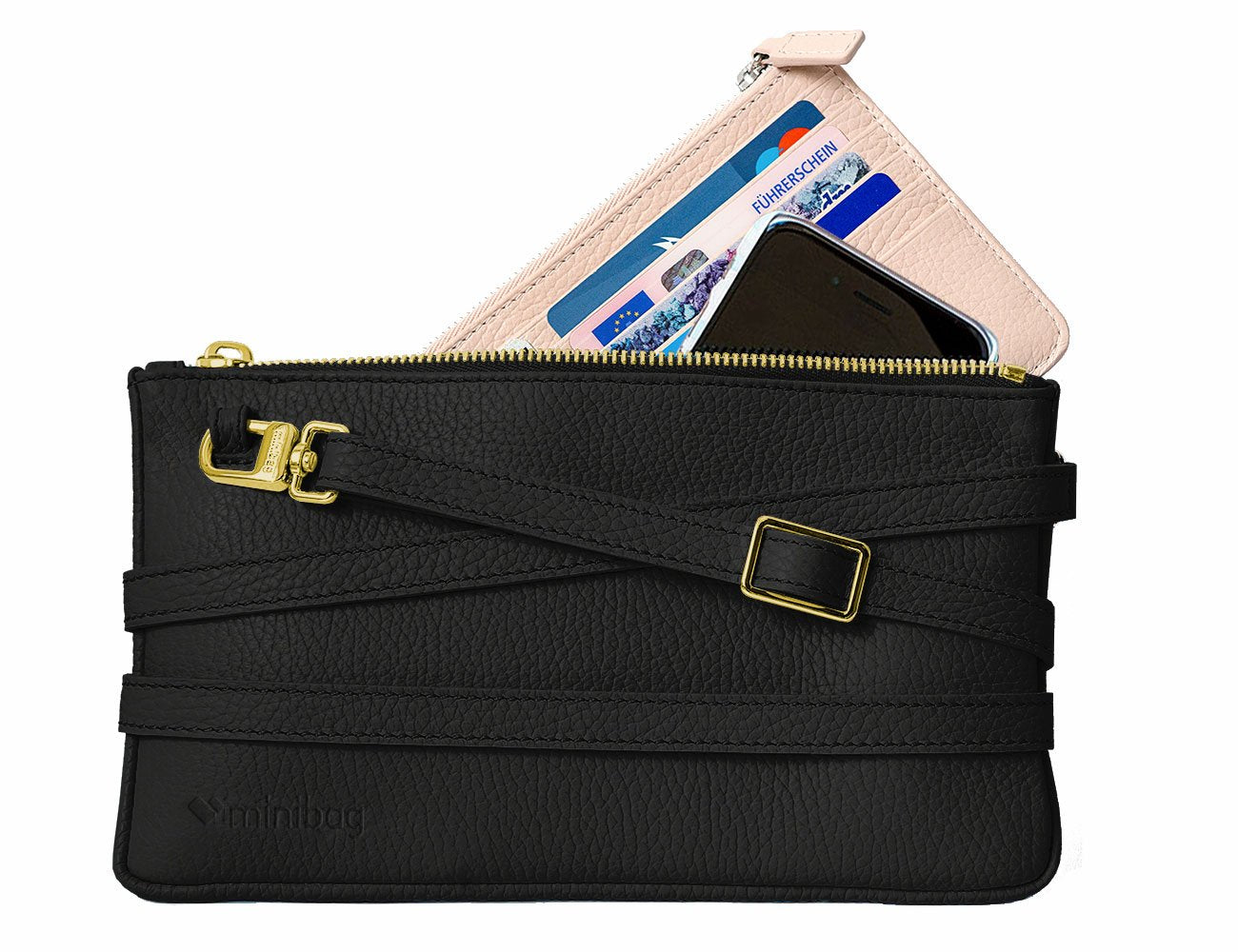 minibag schwarz GOLD & Wallet