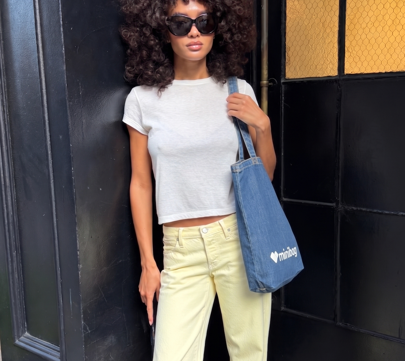SHopper aus Jeans, Jeansshopper, 
