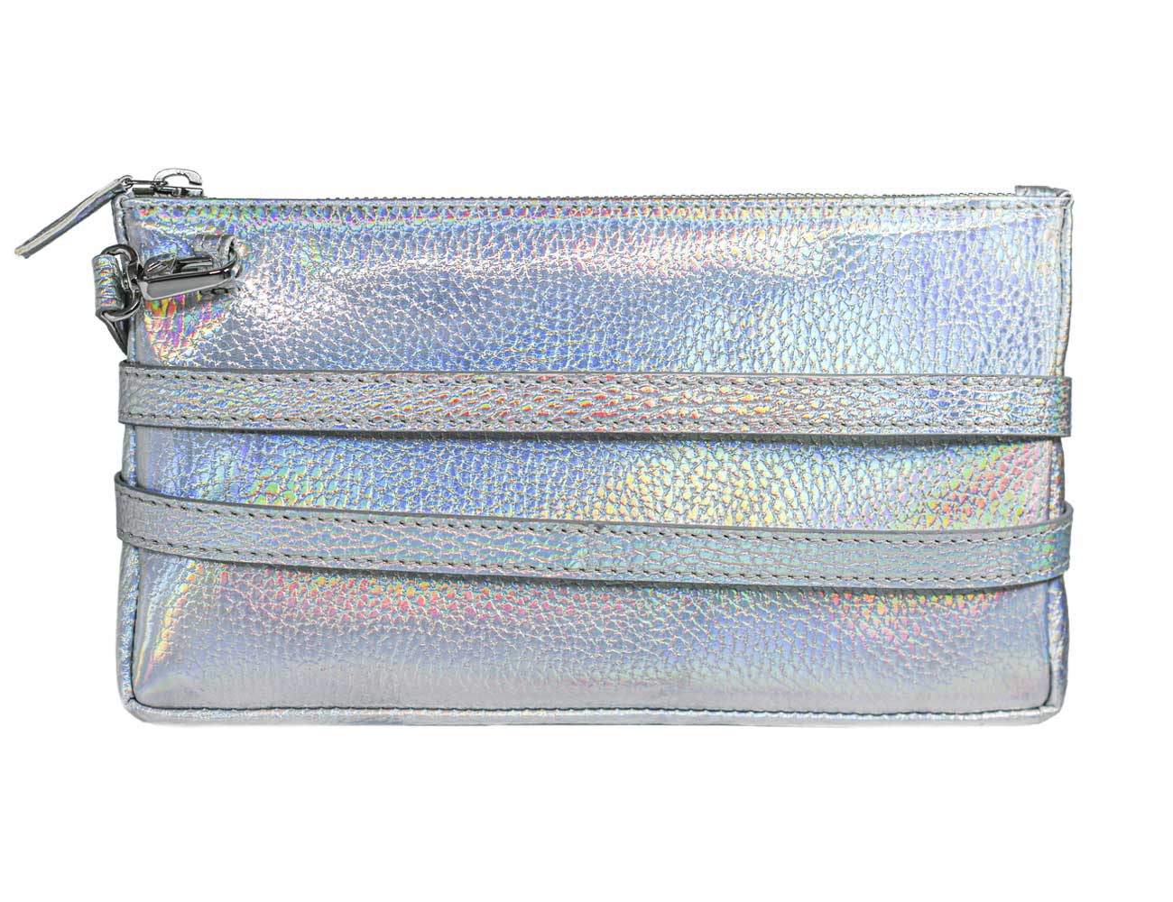 minibag disco metallic silber