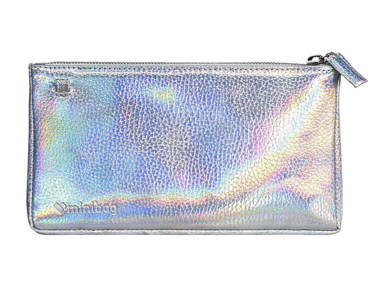 minibag disco metallic silber