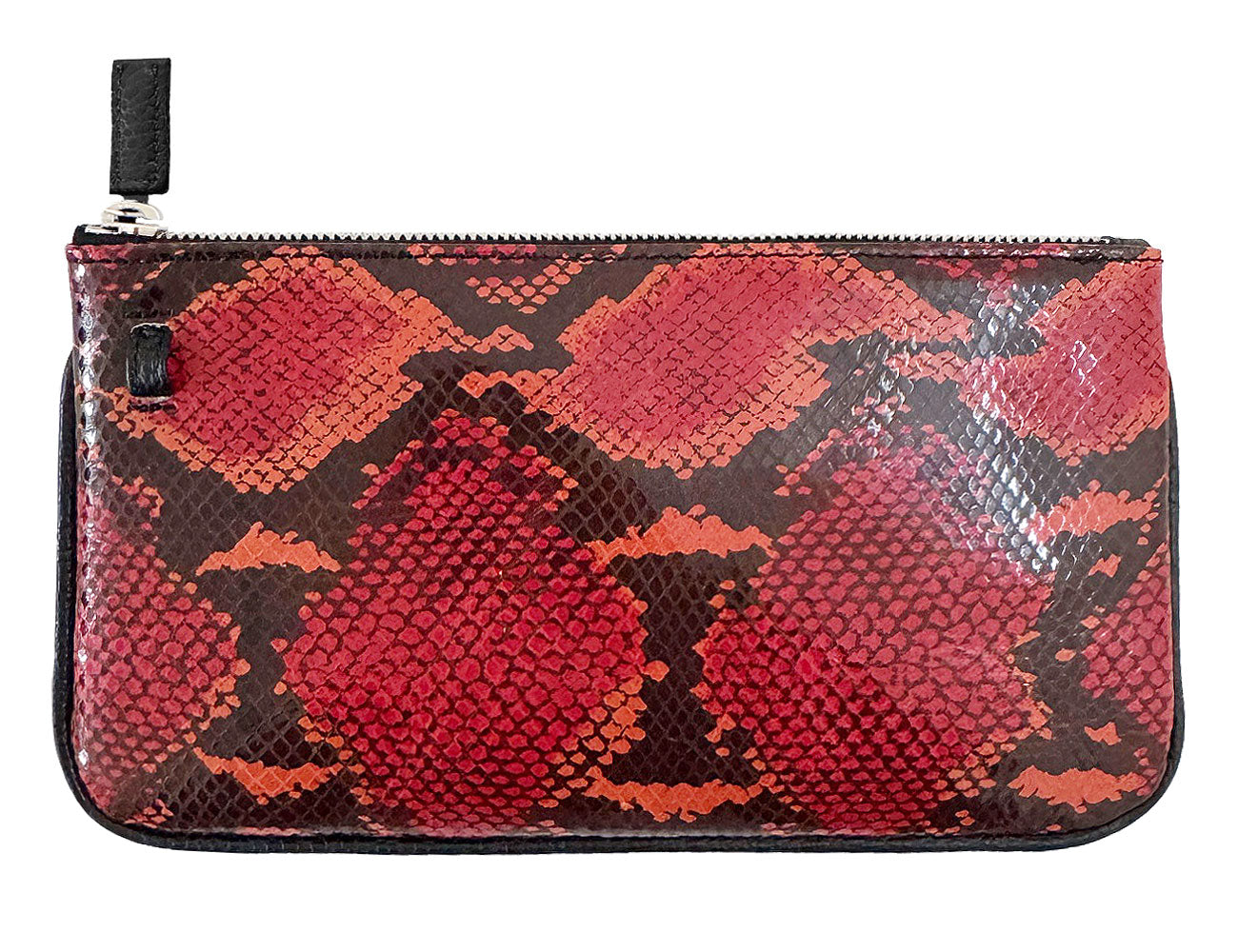 minibag snake, Ledertasche mit Schlangenmuster, Clutch mit Schlangenmuster, kleine Tasche mit Schlangenleder, Schlangenledertasche