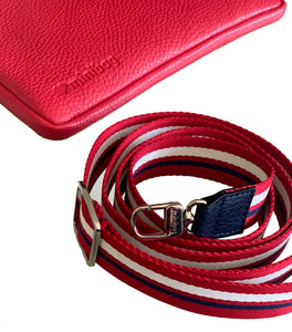 minibag textile strap maritime red, Textilgurt minibag rot, Textilgurt für Tasche, minibag Strap