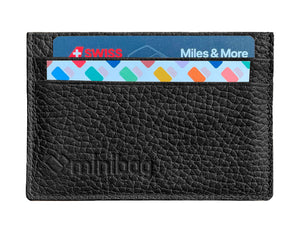 minibag Kartenhalter black, Kartenhalter black, card holder, Karten Portemonnaie, minibag