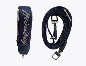 Minibag textile strap blue, Textilgurt minibag blau, Textilgurt für Taschen, minibag Schriftbezug